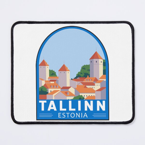Item preview, Tallinn Estonia Retro Emblem designed and sold by KrisSidDesigns.