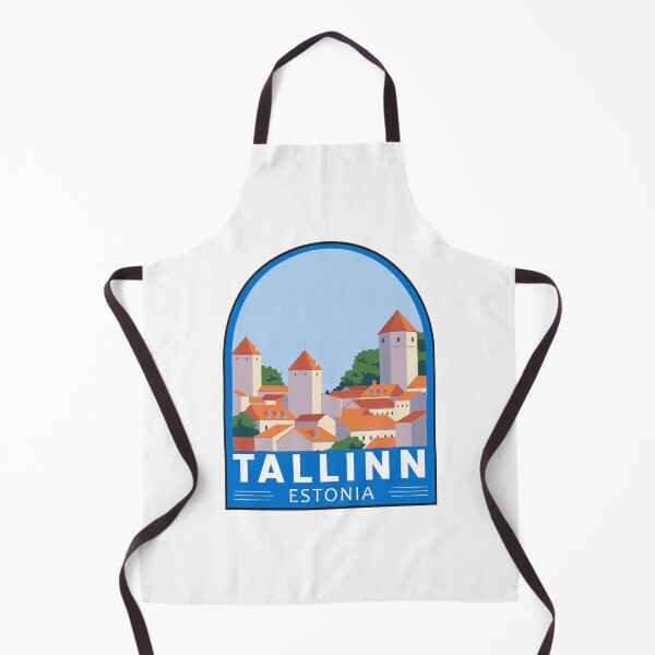 Item preview, Tallinn Estonia Retro Emblem designed and sold by KrisSidDesigns.