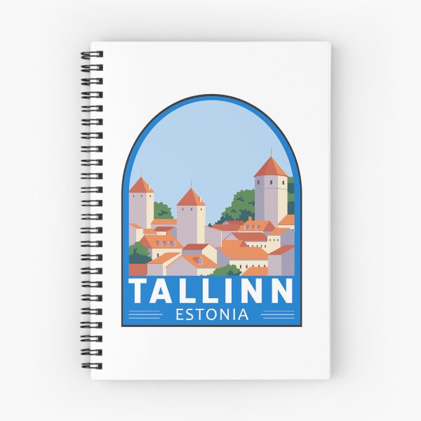 Item preview, Tallinn Estonia Retro Emblem designed and sold by KrisSidDesigns.