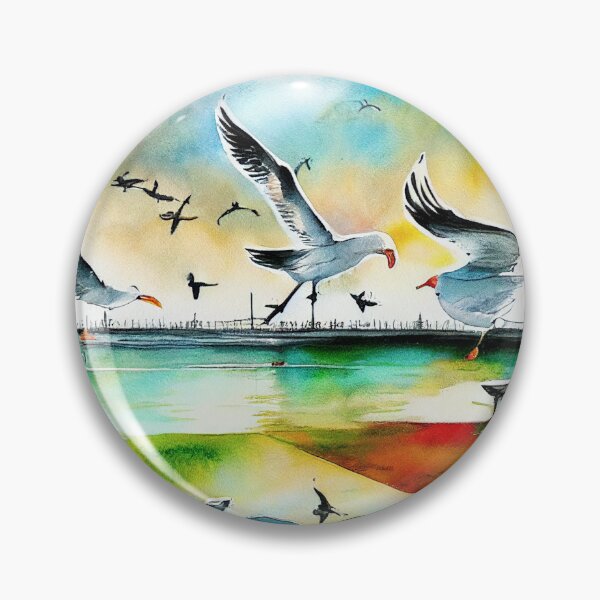 Item preview, Seagulls at the Marina designed and sold by recollectionsv.