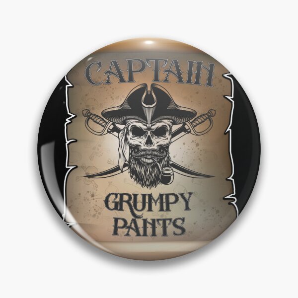 Item preview, Captain grumpy pants designed and sold by onemoremask.