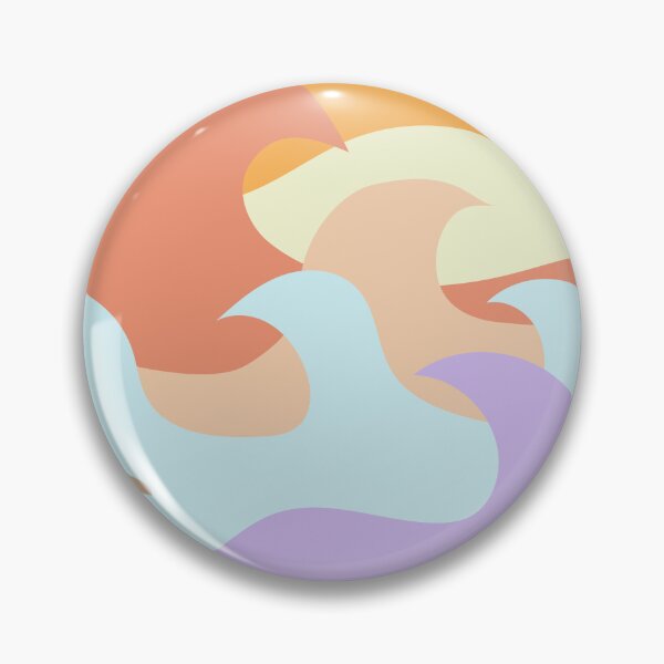 Item preview, Sunset Waves Pastel Color Pattern Simple Design designed and sold by vron615.