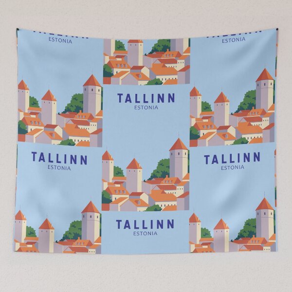 Item preview, Tallinn Estonia Vintage designed and sold by KrisSidDesigns.