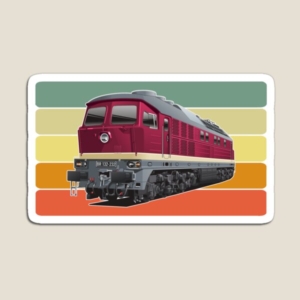 Item preview, Diesellok Ludmilla BR 132 designed and sold by Stoffgiraffe.