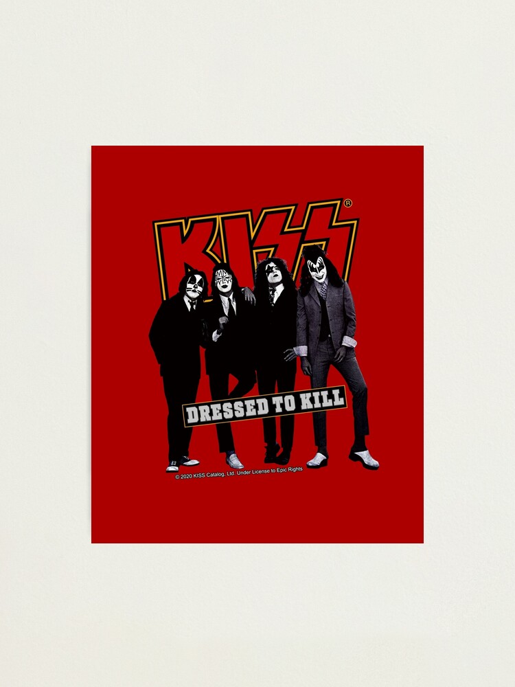 KISS  the Band - Dressed to kill in Red" Photographic Print for Sale by  musmus76 | Redbubble