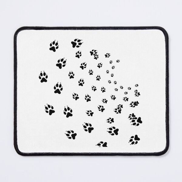Item preview, Dog Paw Round Pattern in Black designed and sold by Gamicnum.