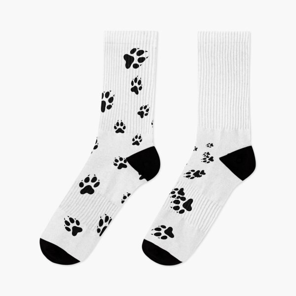 Item preview,  Dog Paw Round Pattern in Black designed and sold by Gamicnum.