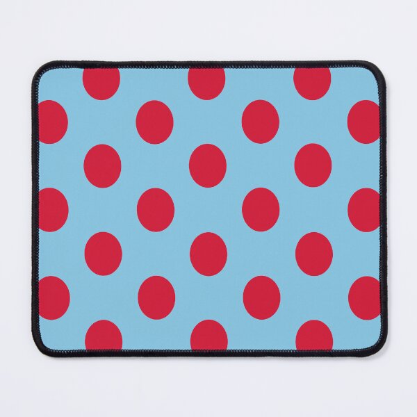 Item preview, Large RED & BABY BLUE POLKA DOTS designed and sold by RachelMacht.