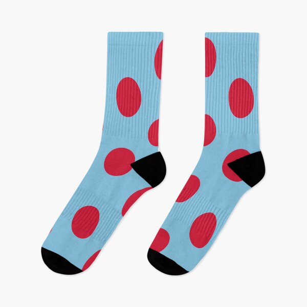 Item preview, Large RED & BABY BLUE POLKA DOTS designed and sold by RachelMacht.