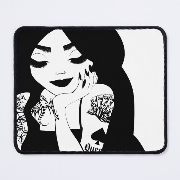 Item preview, Black and White Punk Queen of Spades designed and sold by NolDesigns.