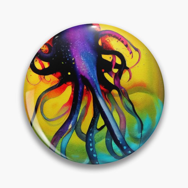 Item preview, Colorful Squid, magical designed and sold by recollectionsv.