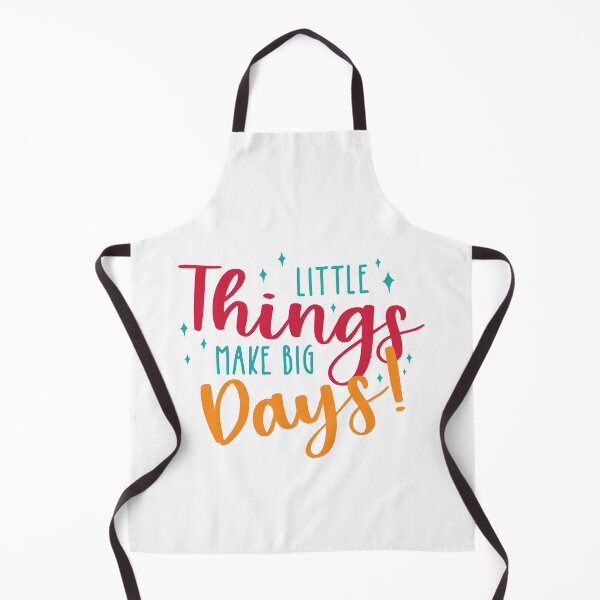 Item preview, Little Things Make Big Days Quote designed and sold by BlueZenStudio.