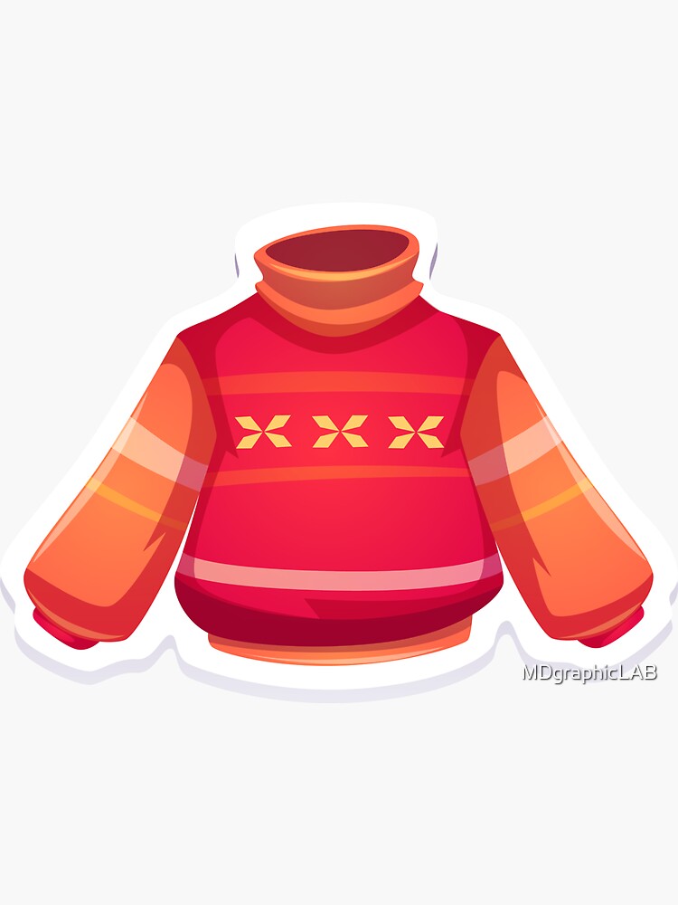 "Christmas Jacket Sticker" Sticker for Sale by MDgraphicLAB Redbubble