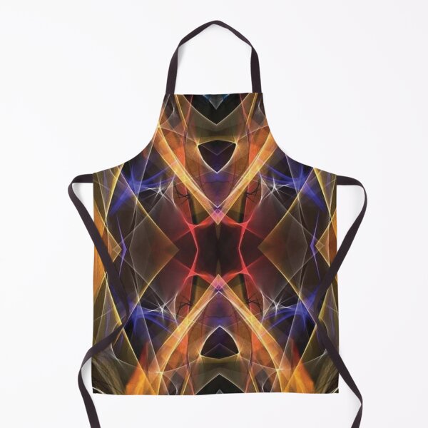 Aperçu de l'œuvre motif de flamme multicolore décoratif abstrait créée et vendue par ErhanArt.