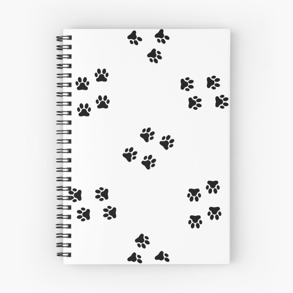 Item preview, Random Dog Paw Patterns in Black designed and sold by Gamicnum.