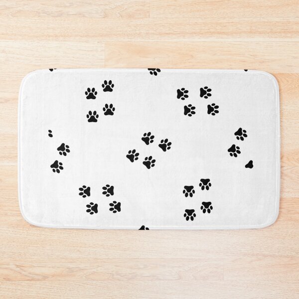 Item preview, Random Dog Paw Patterns in Black designed and sold by Gamicnum.