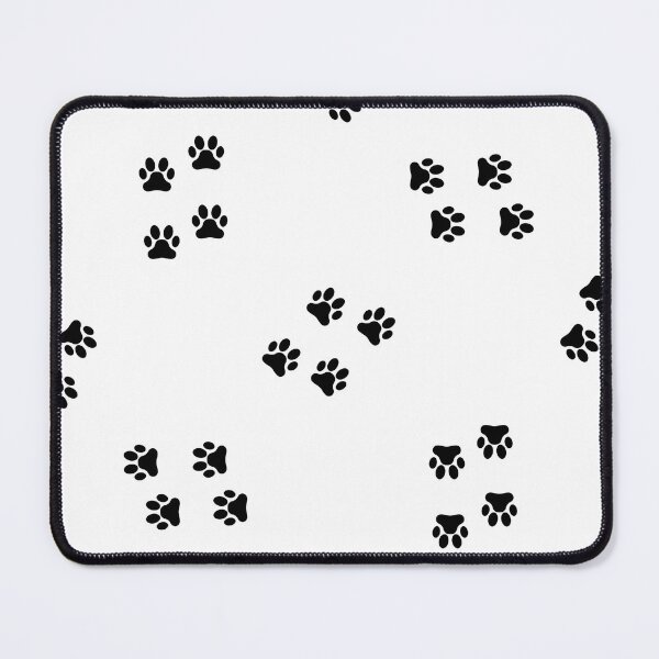Item preview, Random Dog Paw Patterns in Black designed and sold by Gamicnum.