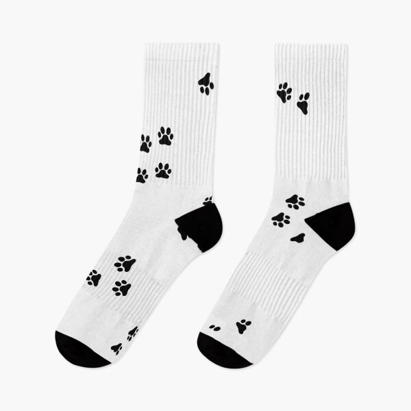 Item preview, Random Dog Paw Patterns in Black designed and sold by Gamicnum.