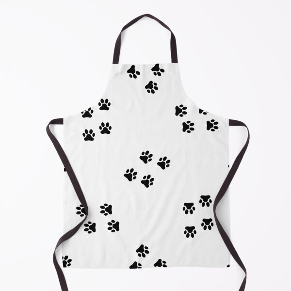 Item preview, Random Dog Paw Patterns in Black designed and sold by Gamicnum.