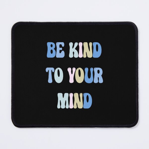 Item preview, Be kind to your mind colourful typography  designed and sold by Stickernpattern.