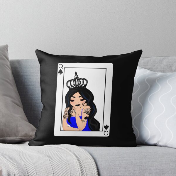 Item preview, Card Queen of Spades punk single color designed and sold by NolDesigns.