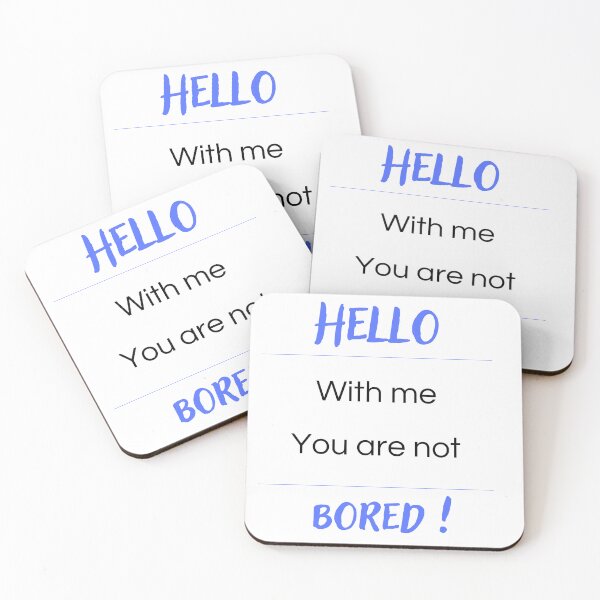 Item preview, with me you are not bored designed and sold by Scelai.