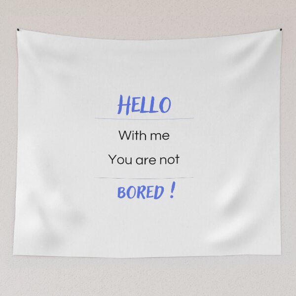 Item preview, with me you are not bored designed and sold by Scelai.