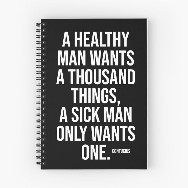 Item preview, Inspirational Health with Confucious.  A healthy man wants a thousand things, a sick man only one. designed and sold by Deano's Designs.
