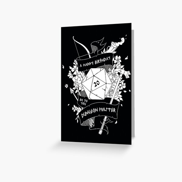 Item preview, Happy Birthday Dungeon Master designed and sold by renya-art.