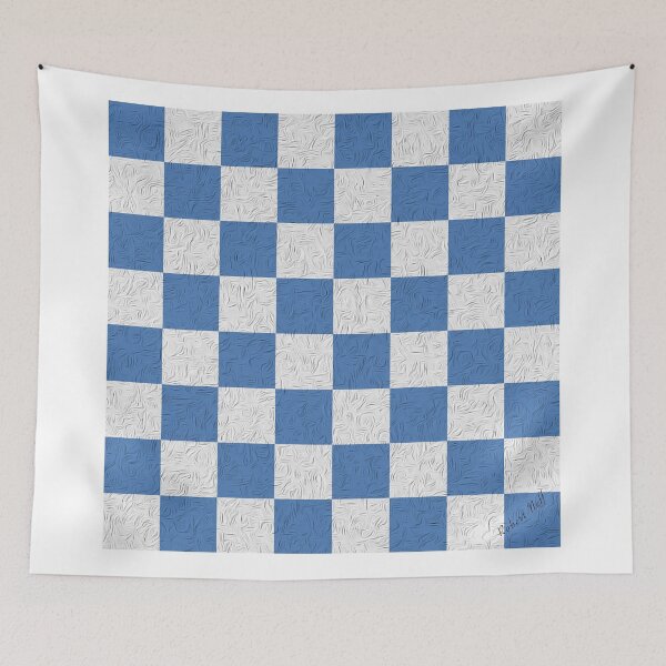 Item preview, Pelican Sky Checkerboard — Marina and White designed and sold by Robert Neff.