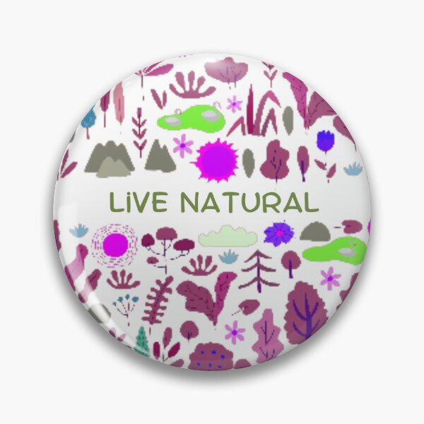 Item preview, Live natural in shades of amethyst designed and sold by AbiLeads.