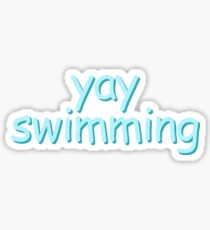 Yay Schwimmen Sticker