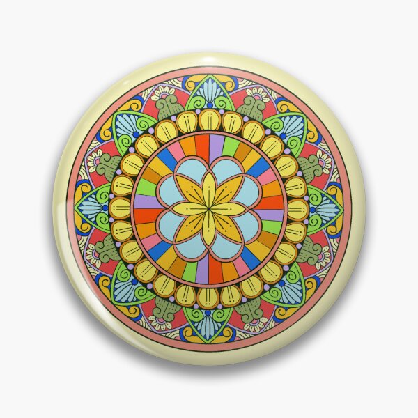 Item preview, Colorful mandala art designed and sold by VedikaKannan.