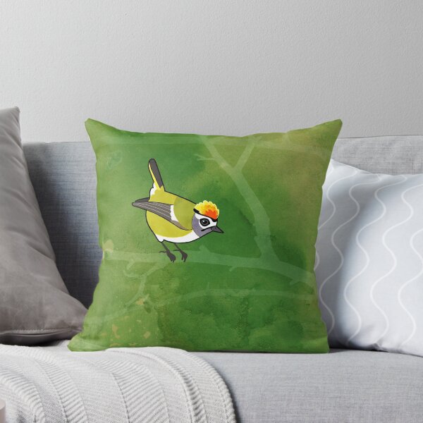 Item preview, Firecrest (Regulus ignicapillus) designed and sold by Cedarseed.