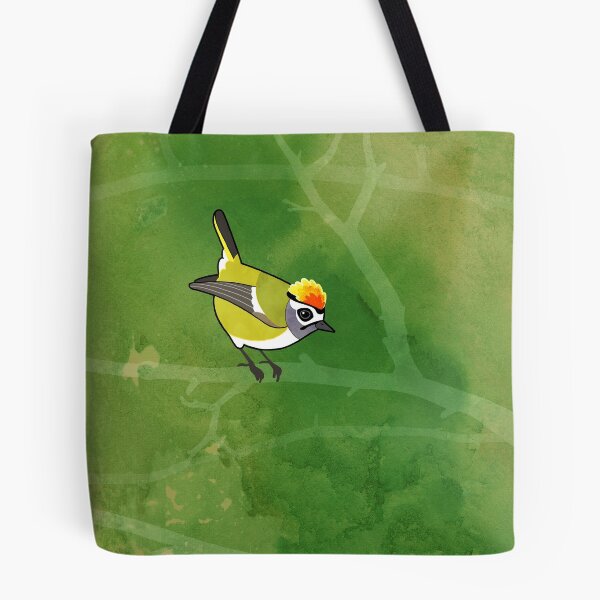 Item preview, Firecrest (Regulus ignicapillus) designed and sold by Cedarseed.