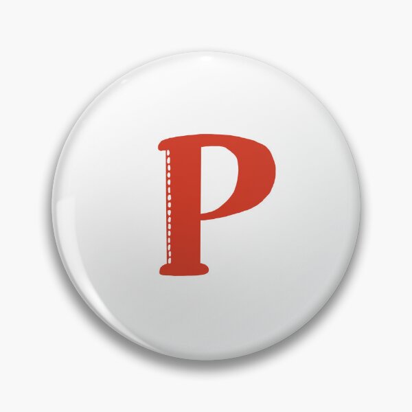 Item preview, Letter p Red initial monogram alphabet p capital p designed and sold by Antique-Gifts.