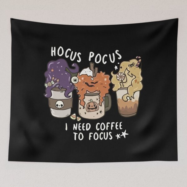 Item preview, Hocus Pocus I Need Coffee To Focus    designed and sold by MerryMcInnis.