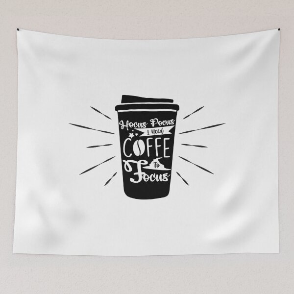 Item preview, hocus pocus i need coffee to focus.   designed and sold by MerryMcInnis.