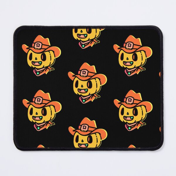 Item preview, Cowboy Jack O Lantern Retro Colorful Halloween designed and sold by betternotes.