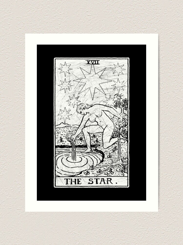 Tarot Poster -Bohemian Art Print-70s Wall Art- 70s Print The Lovers Tarot Card Art Tarot Poster -Boho Art Print Tarot Major Arcana Art