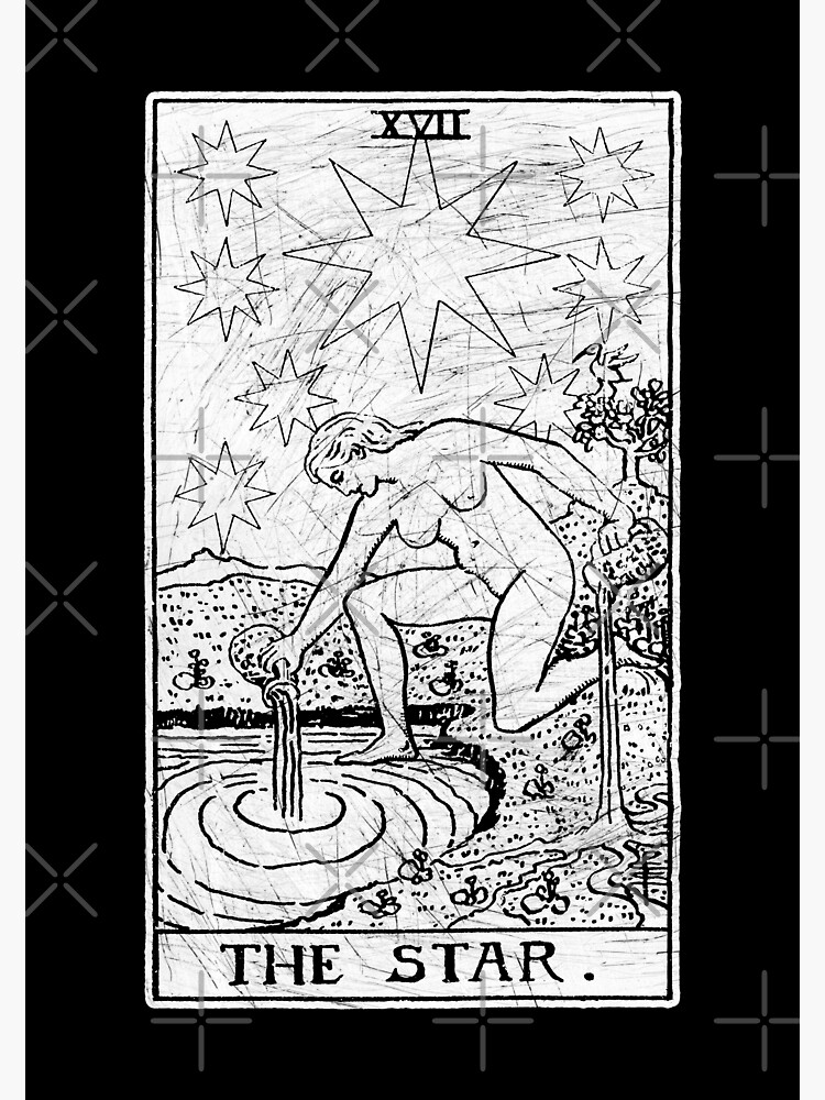 The Star Tarot Card - Major Arcana - fortune telling - occult by createdezign