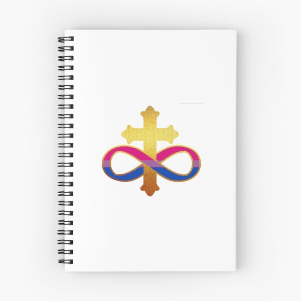 Item preview, Bisexual infinity cross LGBTQ  designed and sold by KCAbdelnour.