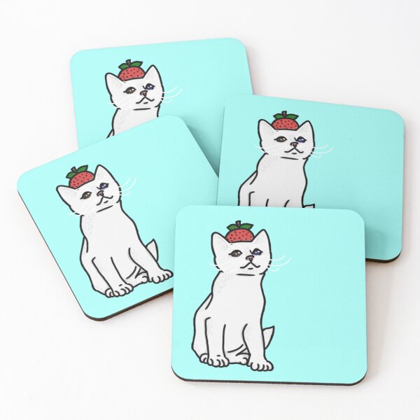 Item preview, Strawberry Cat designed and sold by SakuraMoArt.