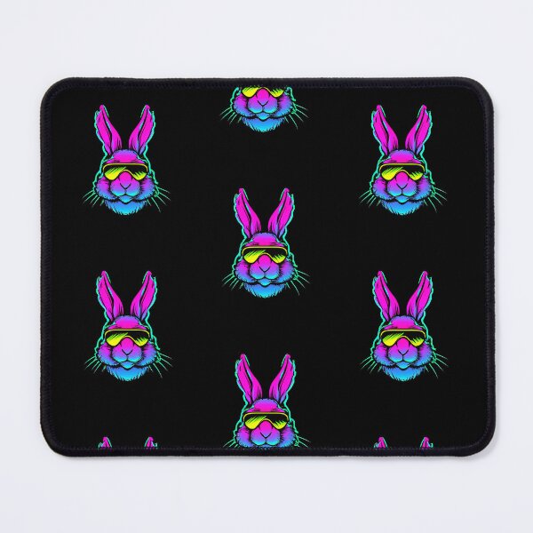 Item preview, Electro Bunny Synthwave Retro Colorful designed and sold by betternotes.