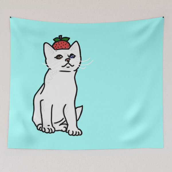 Item preview, Strawberry Cat designed and sold by SakuraMoArt.