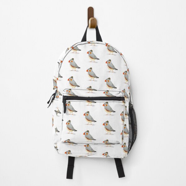 Item preview, Zebra Finch Bird with hat designed and sold by julianamotzko.