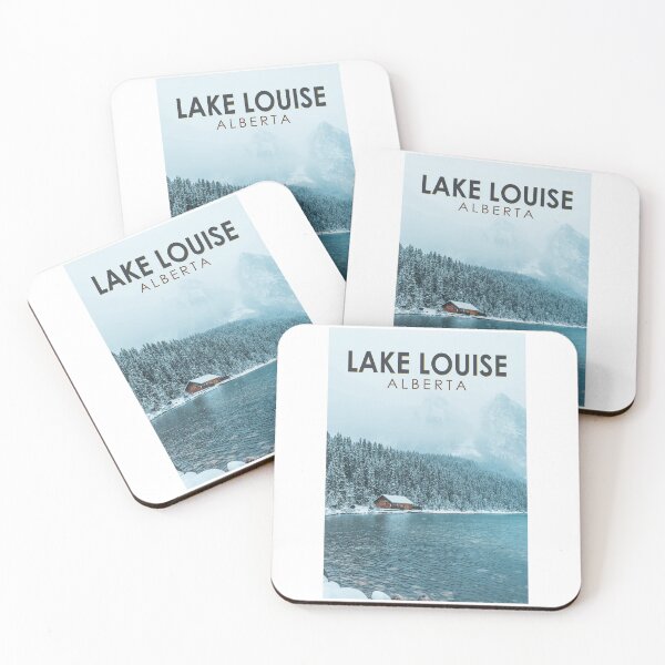 Item preview, Lake Louise Alberta Canada Travel Art Vintage designed and sold by KrisSidDesigns.