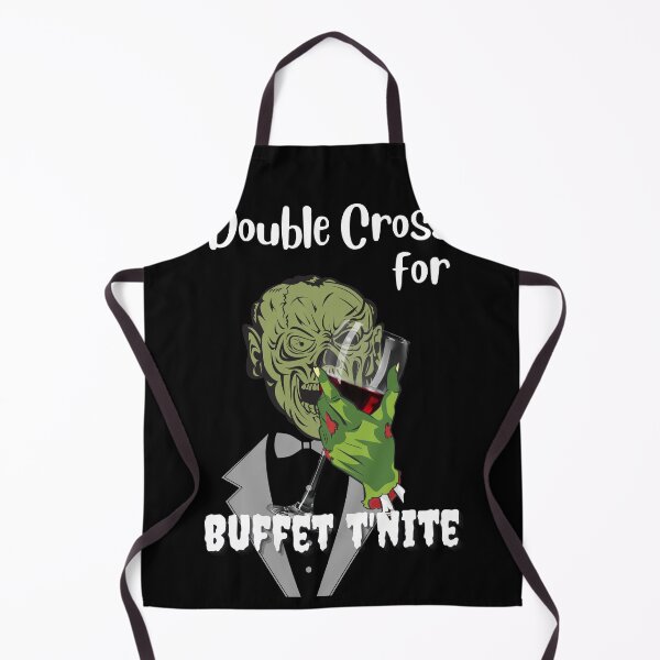 Item preview, Double Cross For Buffet Tonight Zombie Lady And Gentleman designed and sold by Wehavefun.