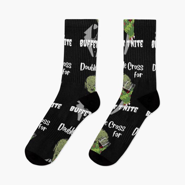 Item preview, Double Cross For Buffet Tonight Zombie Lady And Gentleman designed and sold by Wehavefun.
