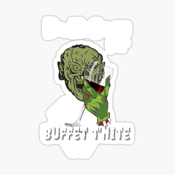 Item preview, Double Cross For Buffet Tonight Zombie Lady And Gentleman designed and sold by Wehavefun.